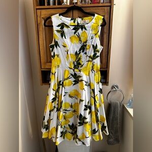 Grace Karin, dress size L. Sleeveless vintage pin up dress.